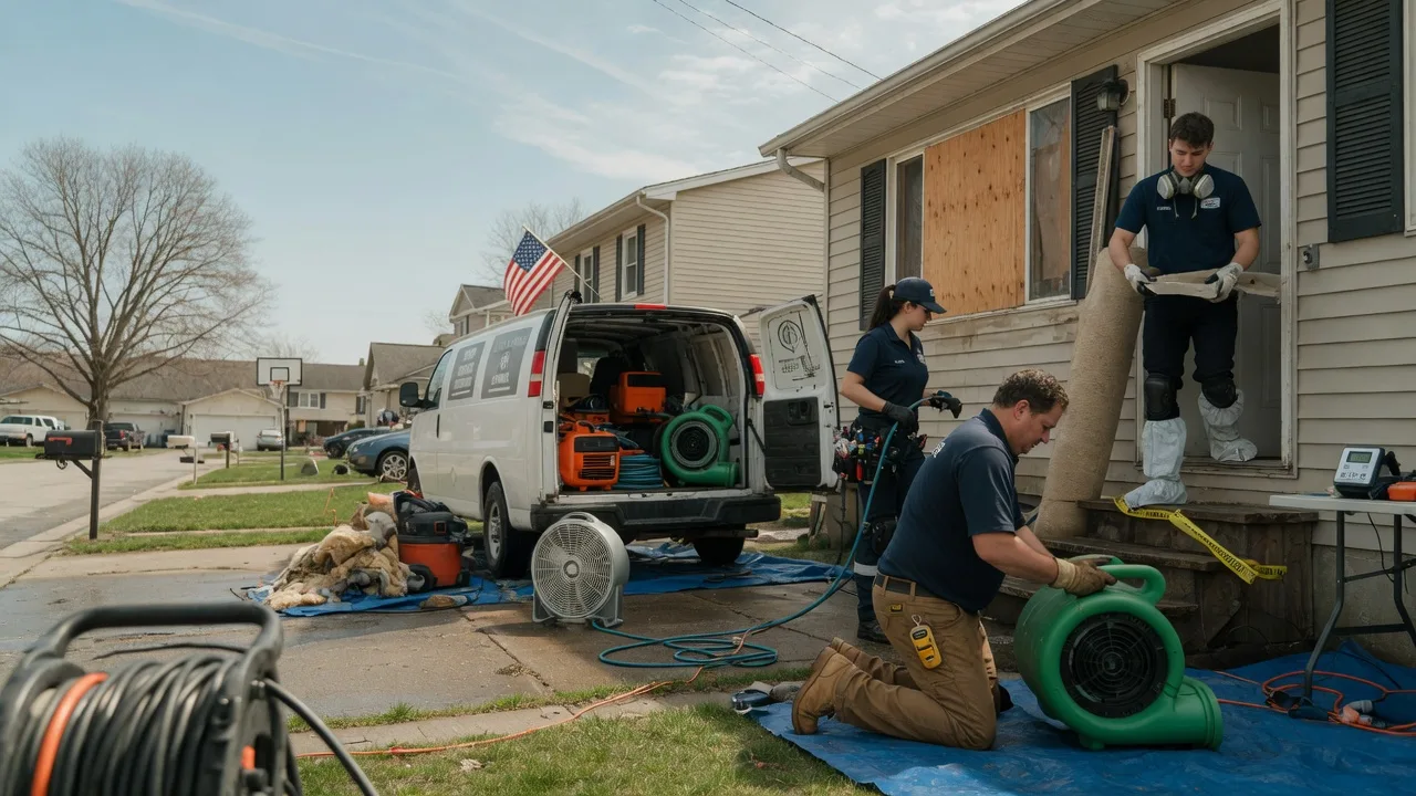 Water Damage Restoration in Macomb, IL near me